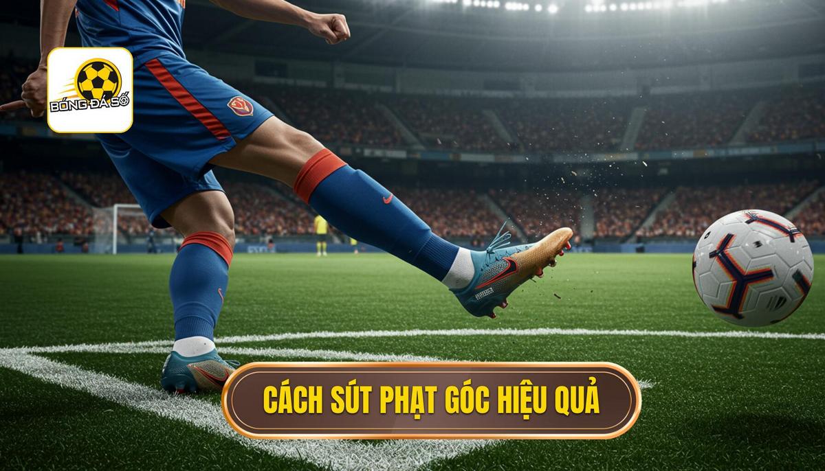 Cách sút phạt góc hiệu quả
