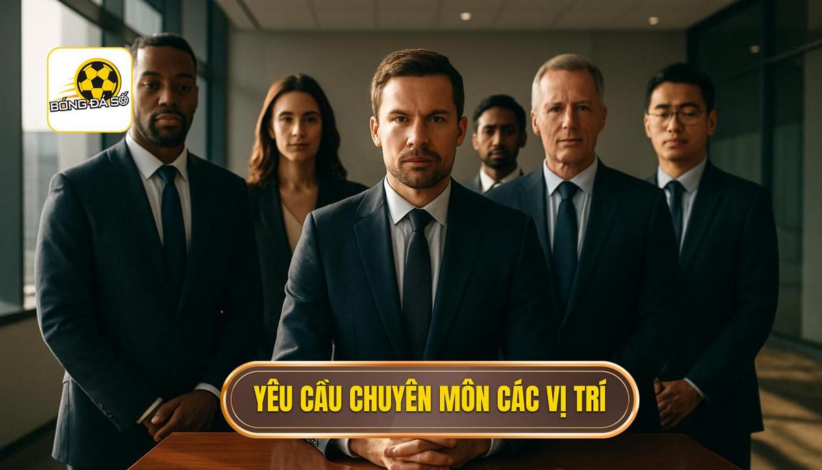 Những Yêu Cầu Chuyên Môn Đối với Từng Vị Trí