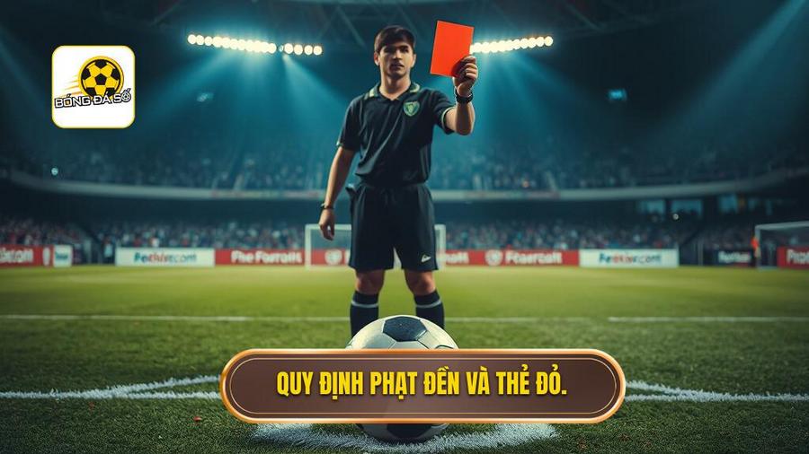 1. Quy định phạt đền và thẻ đỏ.