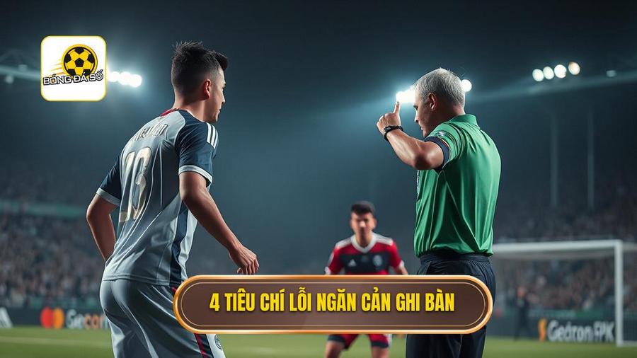 2. 4 tiêu chí lỗi ngăn cản ghi bàn