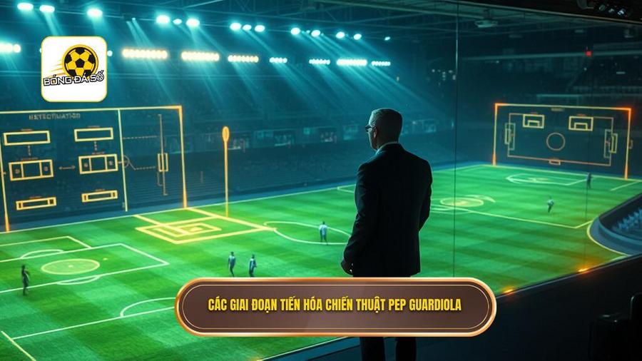 Các giai đoạn tiến hóa của Chiến thuật Pep Guardiola