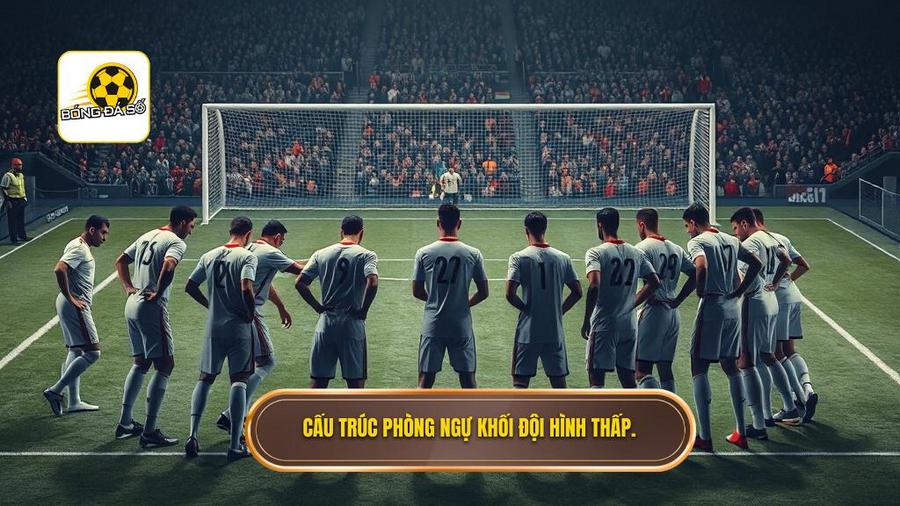 Cấu trúc phòng ngự: Khối đội hình thấp và sự kỷ luật