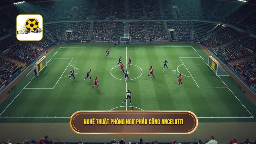 Nghệ thuật phòng ngự phản công trong chiến thuật Carlo Ancelotti