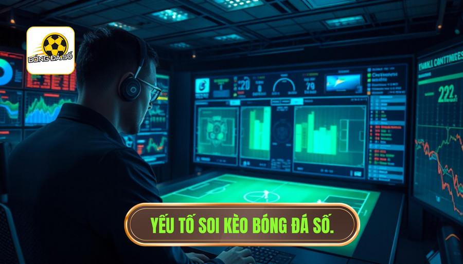 Các yếu tố then chốt khi soi kèo từ bóng đá số
